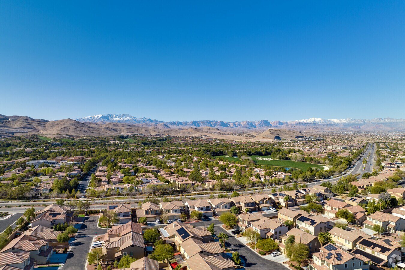 Southern Highlands community in south Las Vegas, Nevada